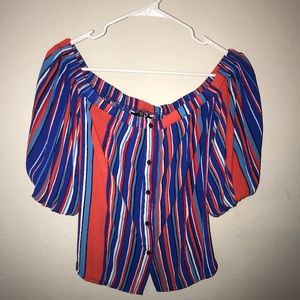 Off the shoulder blouse